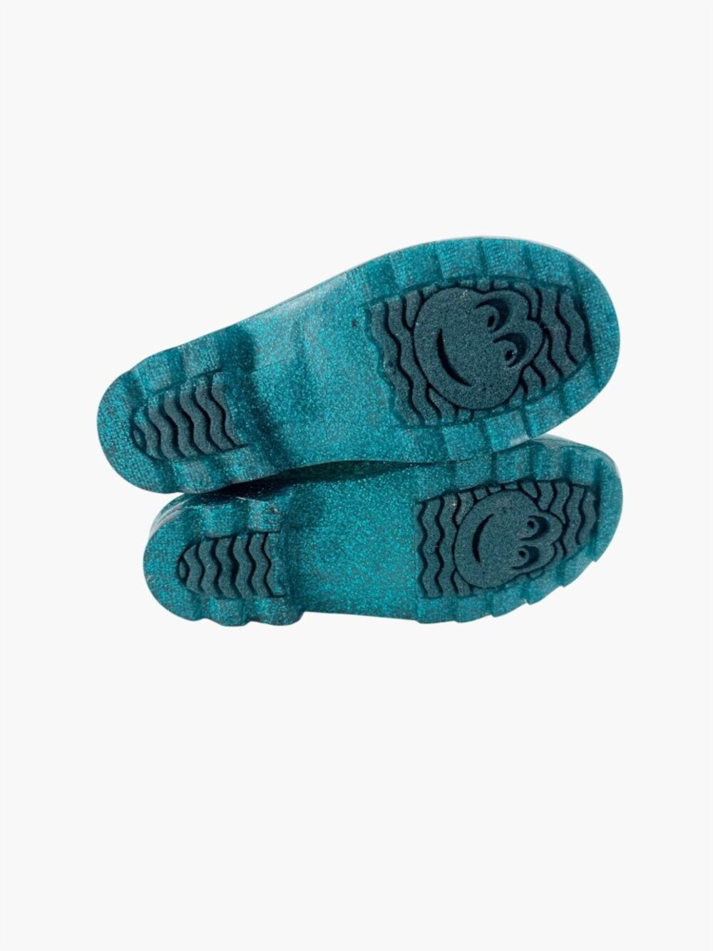 NEW Western Chief Toddler Girls' Abby Glitter Rain Boots - Teal - Size 12 - Picture 5 of 5